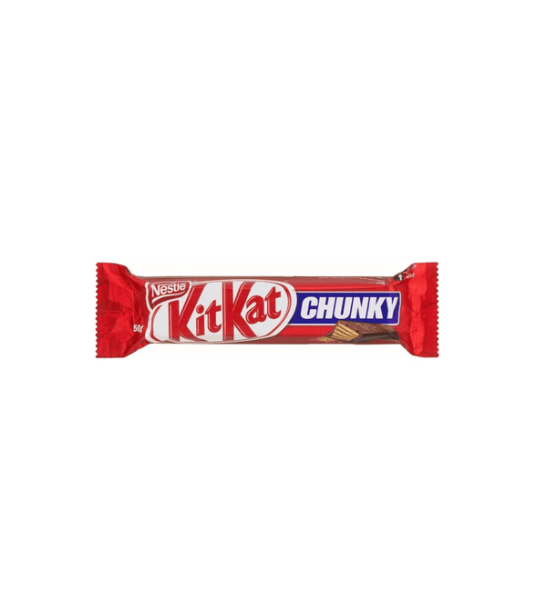Kit Kat Chunky chocolate bar packaging on a white background