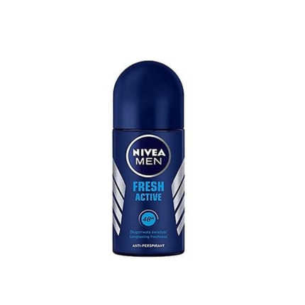 Nivea Men Fresh Active deodorant spray on a white background