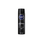 Nivea Men Ultra deodorant spray bottle on a white background
