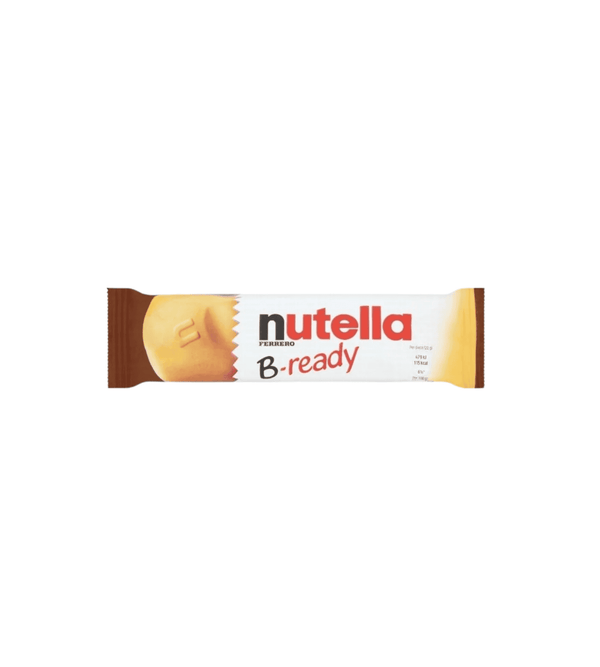 Nutella Béready bar packaging on a white background