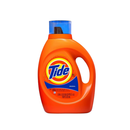 Orange Tide laundry detergent bottle on a white background