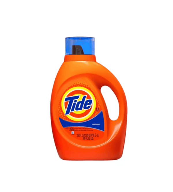 Orange Tide laundry detergent bottle on a white background