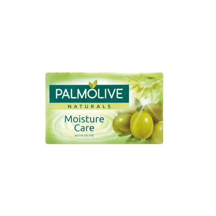 Palm olive natural moisture care soap in white background