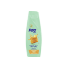 Peri Plus shampoo bottle on a white background