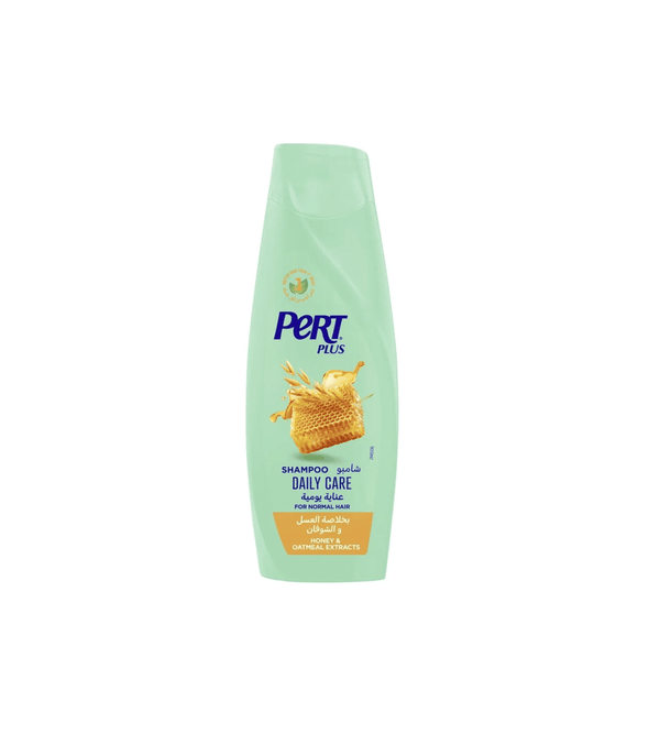 Peri Plus shampoo bottle on a white background