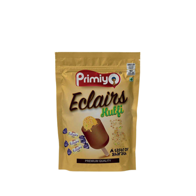 Primiy Eclairs Kullfi packaging on a white background