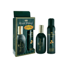 Royal Mirage Gold perfume set with packaging on a white background