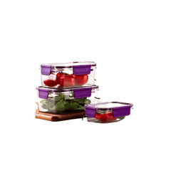 3 pcs set store well containers