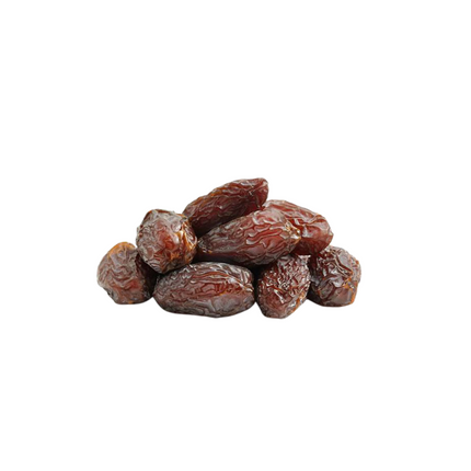 Pile of sufri dates on a white background