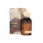 Perfume bottle labeled 'Summer Oud' with packaging on a white background