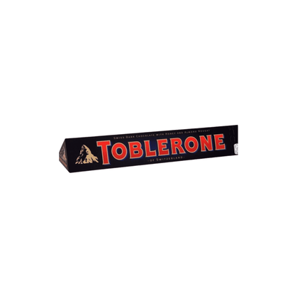 Toblerone chocolate bar packaging on a white background