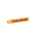 Toblerone chocolate bar packaging on a white background