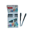Unomax funtron gel pens board with white back ground