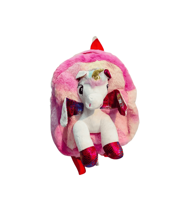 Bag pack with a unicorn design on a white background