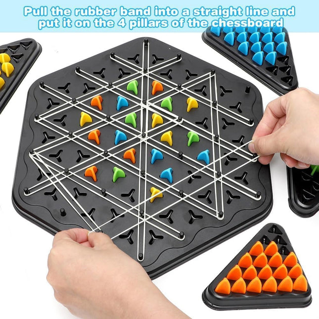 Triangle Chain Game - Geometric Boad game
