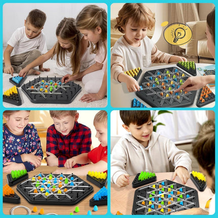 Triangle Chain Game - Geometric Boad game