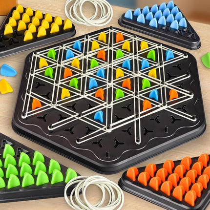 Triangle Chain Game - Geometric Boad game