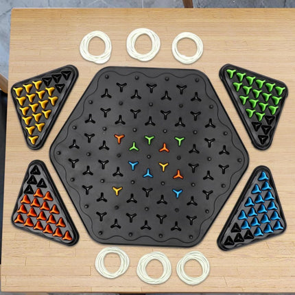 Triangle Chain Game - Geometric Boad game