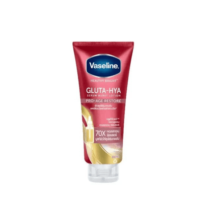 Vaseline Gluta-Hya tube on a white background