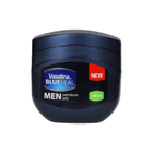 Vaseline Blue Seal Men's petroleum jelly container on a white background
