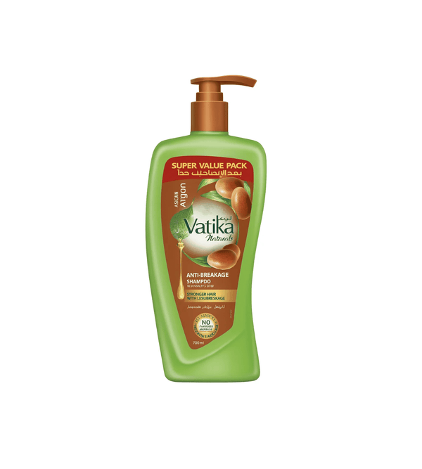 Vatika Naturals shampoo bottle on a white background
