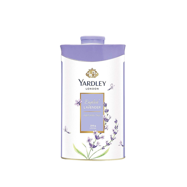 Yardley London English Lavender bottle on a white background