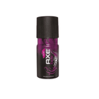 Axe deodorant spray bottle on a white background