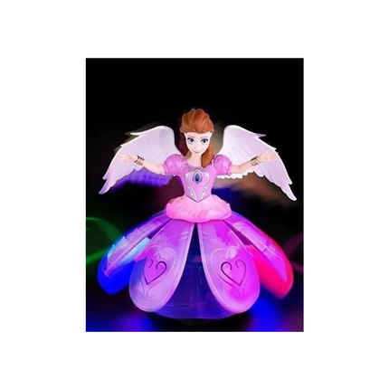 Pretty Angel Rotating Dancing Doll with Lights and Music