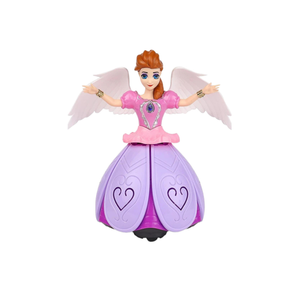 Pretty Angel Rotating Dancing Doll with Lights and Music