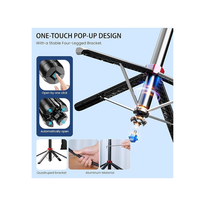 AI Auto face tracking selfies stick -360°rotation tripod