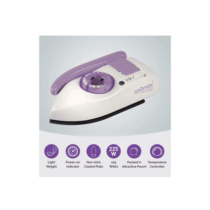 Ozomax Sleek Mini Travel Iron