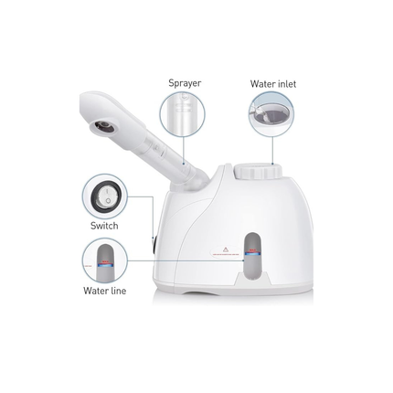 2 in 1 Facial Steamer and Hair Steamer