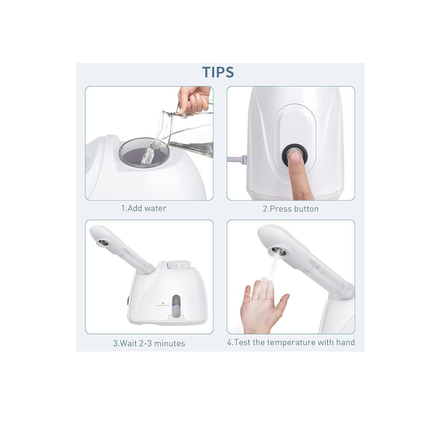 2 in 1 Facial Steamer and Hair Steamer