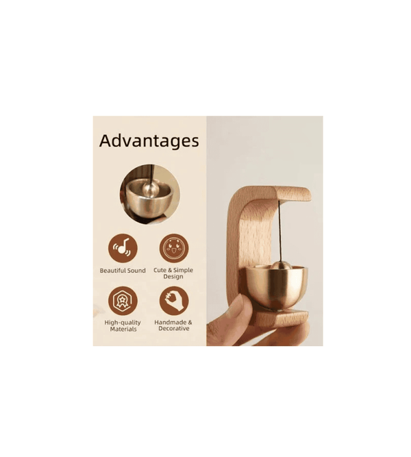Magnetic Wooden Doorbell