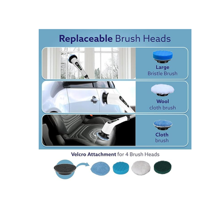 Electric spin scrubber