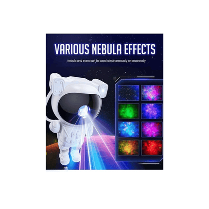 Astronaut Galaxy Star Projector Night Light with Remote Control & USB Power