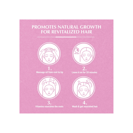 Vatika Naturals Garlic Enriched Hair Oil – Promotes Natural Hair Growth (200 ml)