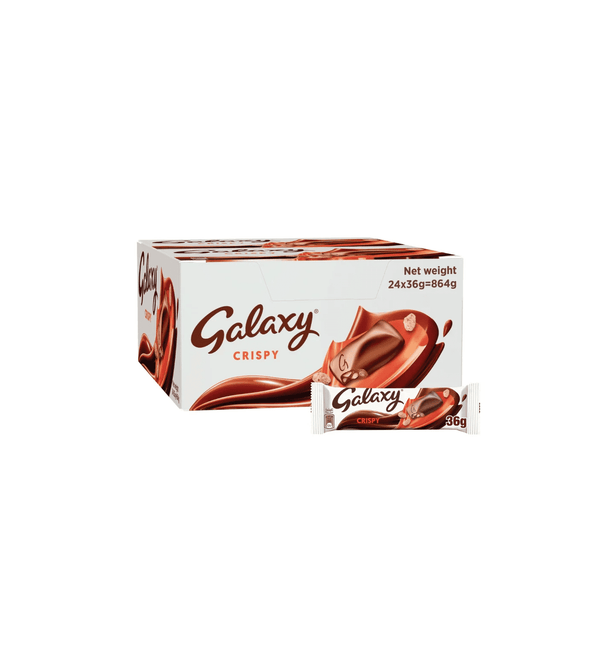 Galaxy crispy chocolate 24 pieces box