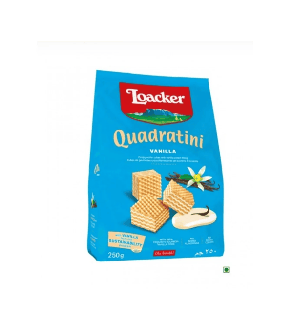 Loacker  Quadratini vanilla chocolate 125g
