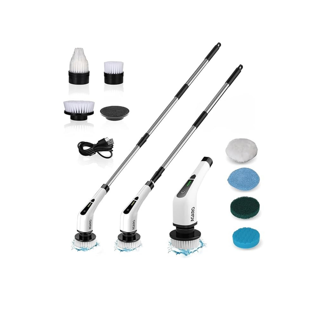 Electric spin scrubber