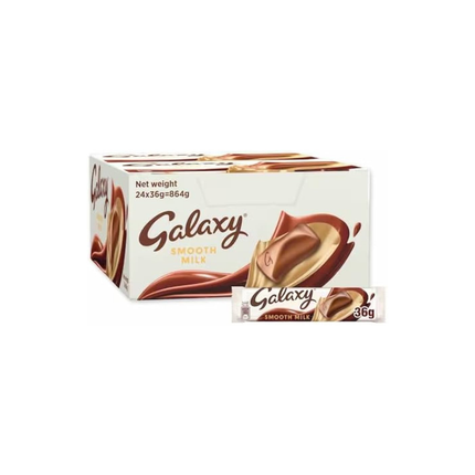 Galaxy smooth milk chocolate box 24 pieces