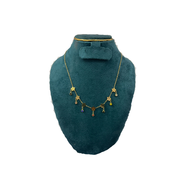 Blossom charm necklace