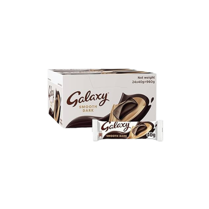 Galaxy smooth dark chocolate 24 pieces box