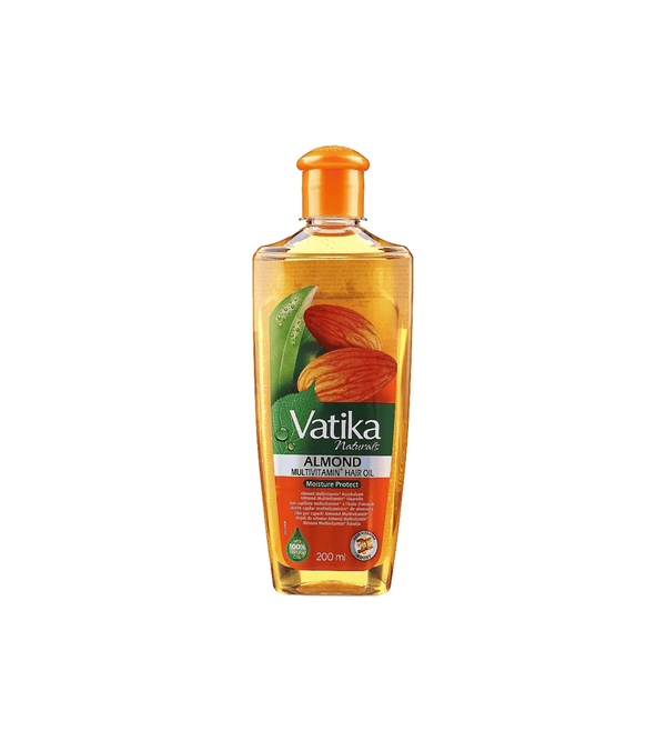 Vatika Naturals Almond Multivitamin Hair Oil – Moisture Protect (200 ml)