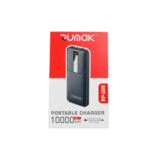Rumak portable charger 10000mAh power bank