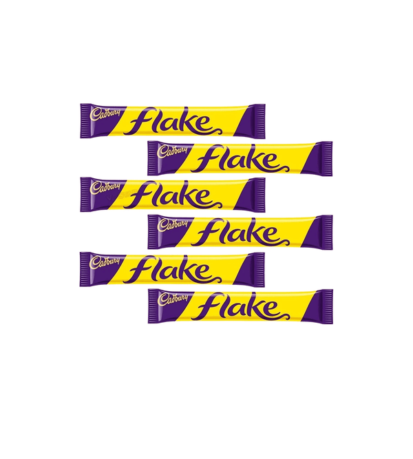 Cadbury Flake 28g – Crispy Milk Chocolate (Pack of 6 Pieces)