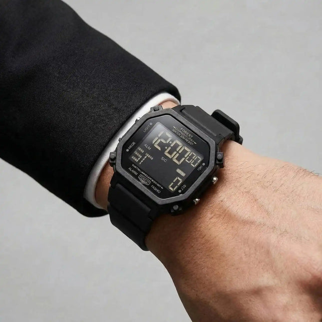 Water resist 30m Sporty Square Digital Watch – watch for men