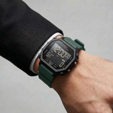 Water resist 30m Sporty Square Digital Watch – watch for men